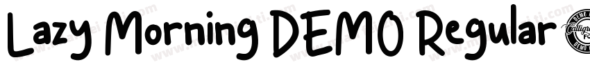 Lazy Morning DEMO Regular字体转换